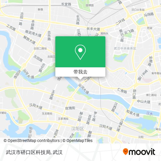 武汉市硚口区科技局地图