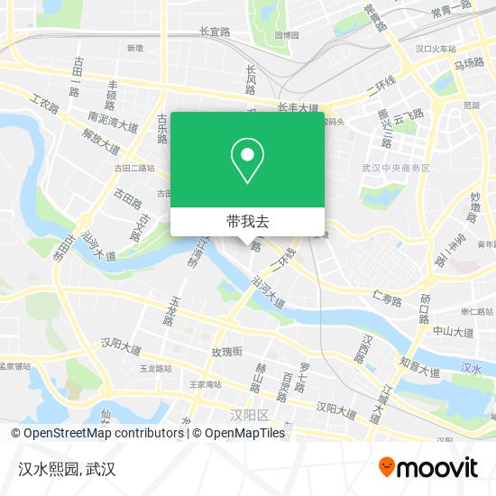 汉水熙园地图