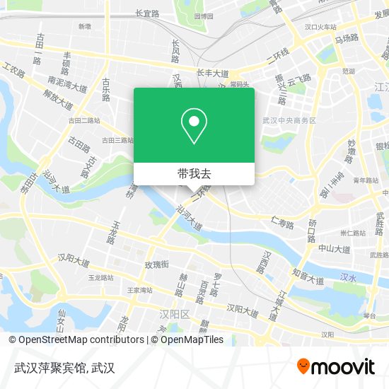 武汉萍聚宾馆地图