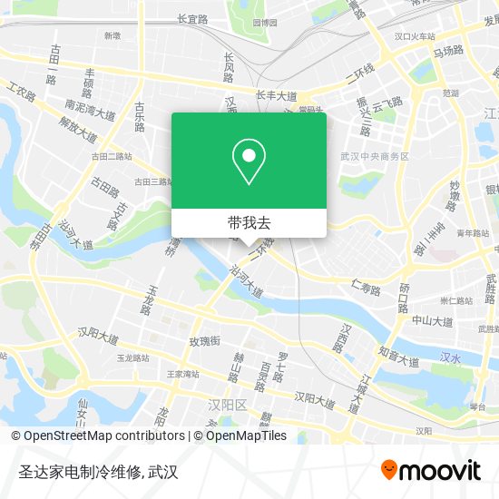 圣达家电制冷维修地图