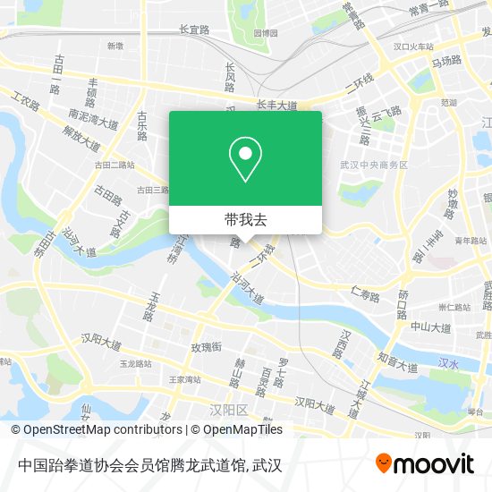 中国跆拳道协会会员馆腾龙武道馆地图