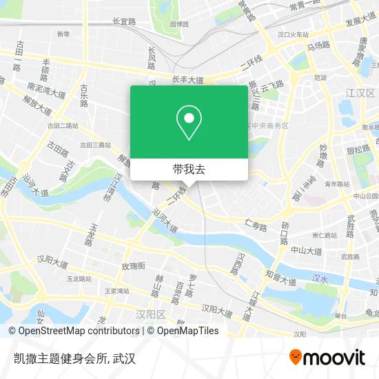 凯撒主题健身会所地图