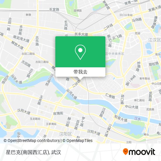 星巴克(南国西汇店)地图