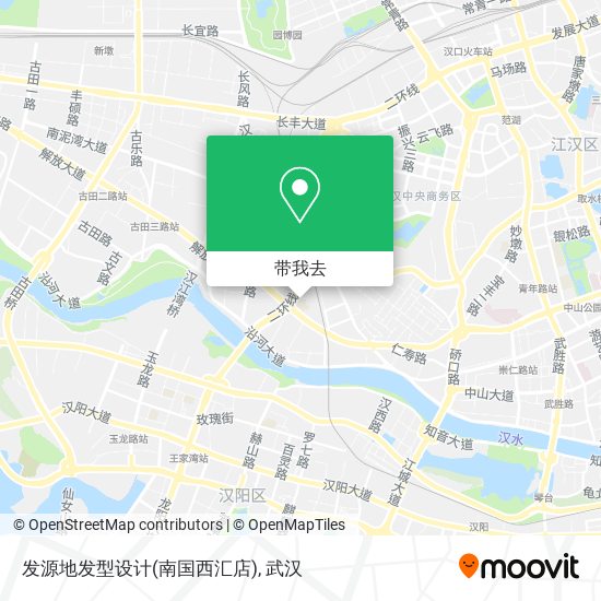 发源地发型设计(南国西汇店)地图