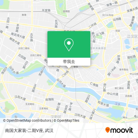 南国大家装-二期V座地图