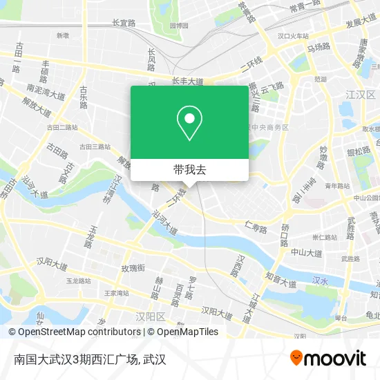 南国大武汉3期西汇广场地图
