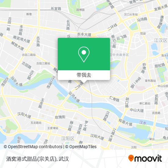 酒窝港式甜品(宗关店)地图