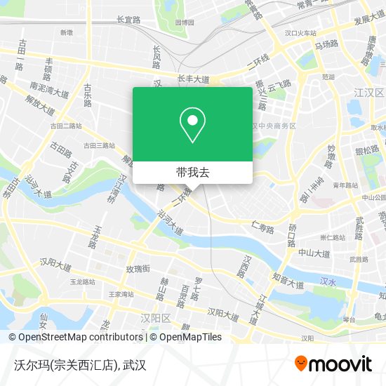 沃尔玛(宗关西汇店)地图