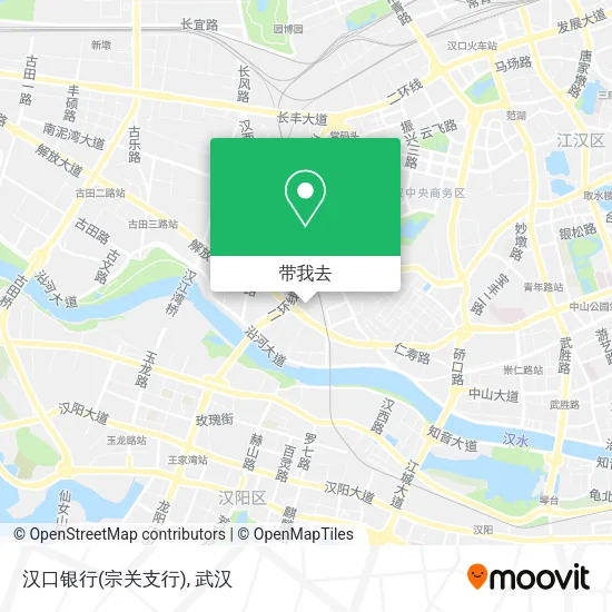 汉口银行(宗关支行)地图