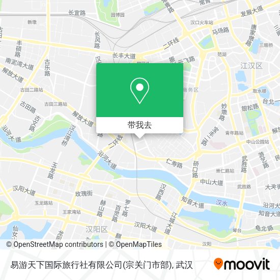 易游天下国际旅行社有限公司(宗关门市部)地图