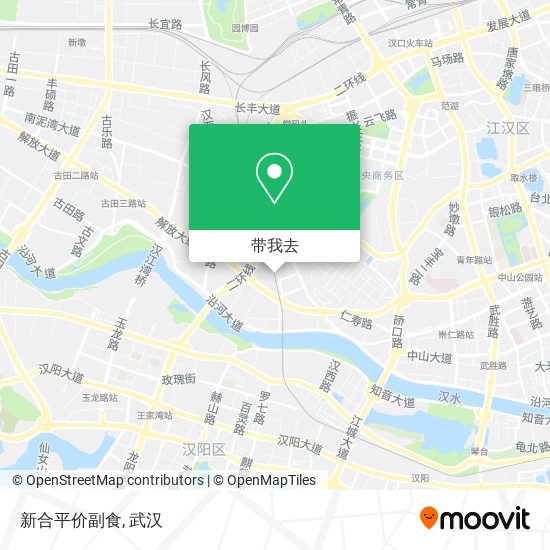 新合平价副食地图