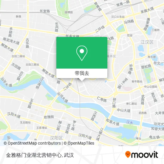 金雅格门业湖北营销中心地图