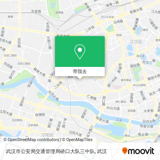 武汉市公安局交通管理局硚口大队三中队地图