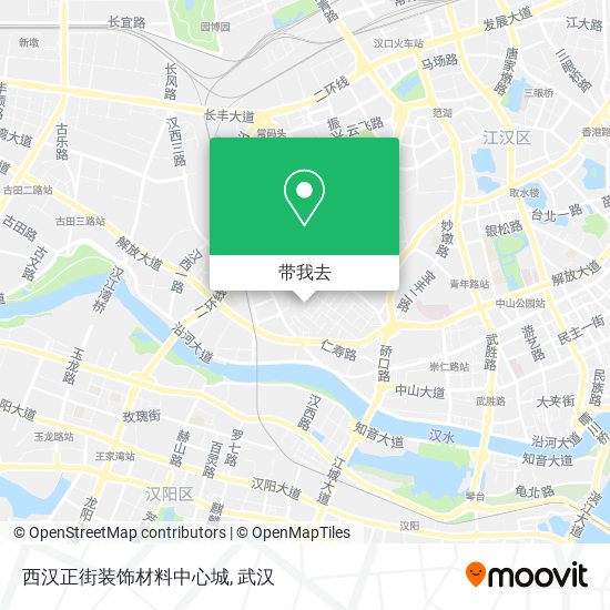 西汉正街装饰材料中心城地图