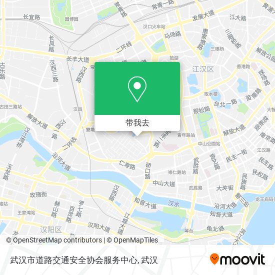 武汉市道路交通安全协会服务中心地图