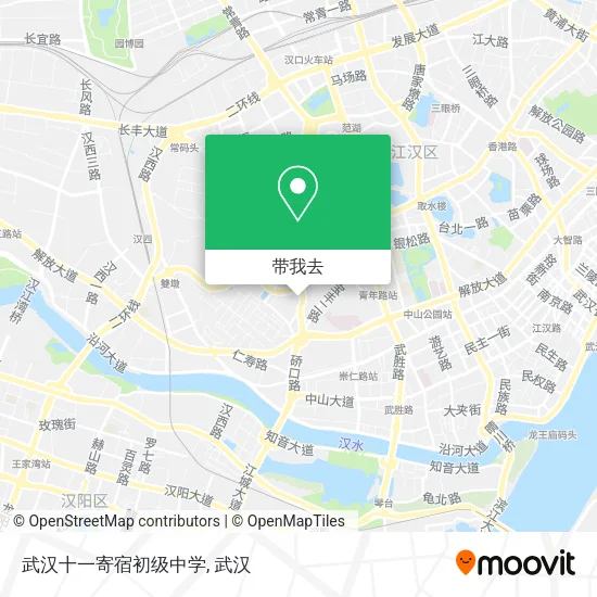 武汉十一寄宿初级中学地图