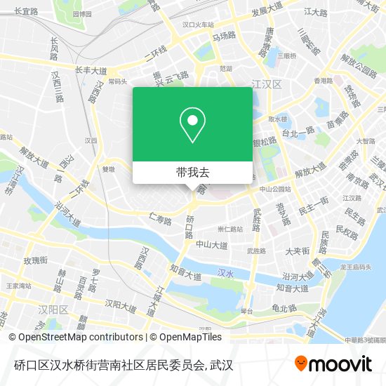 硚口区汉水桥街营南社区居民委员会地图