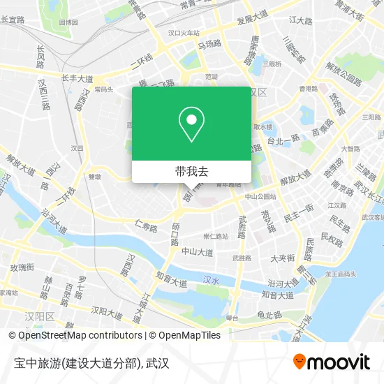 宝中旅游(建设大道分部)地图