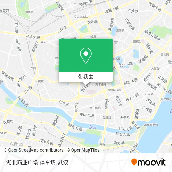 湖北商业广场-停车场地图