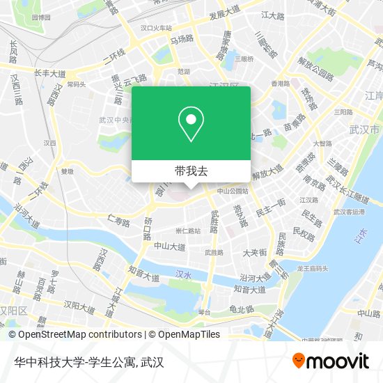 华中科技大学-学生公寓地图