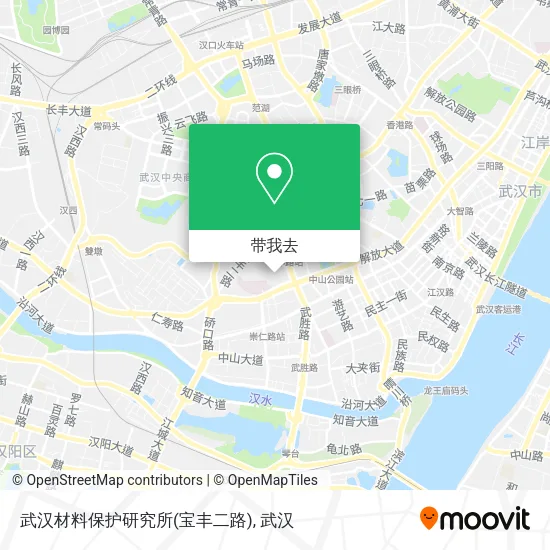 武汉材料保护研究所(宝丰二路)地图