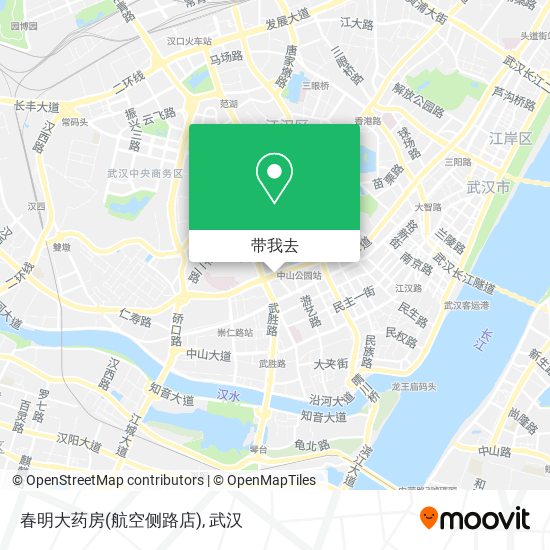 春明大药房(航空侧路店)地图