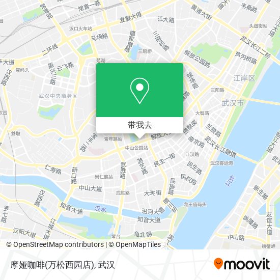 摩娅咖啡(万松西园店)地图