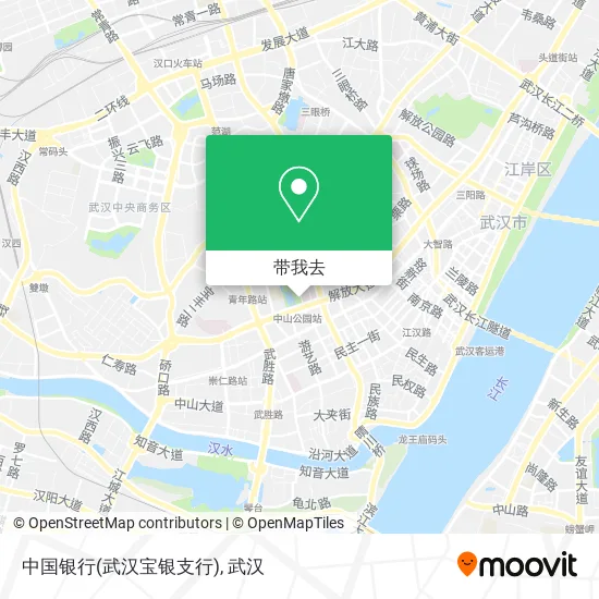 中国银行(武汉宝银支行)地图