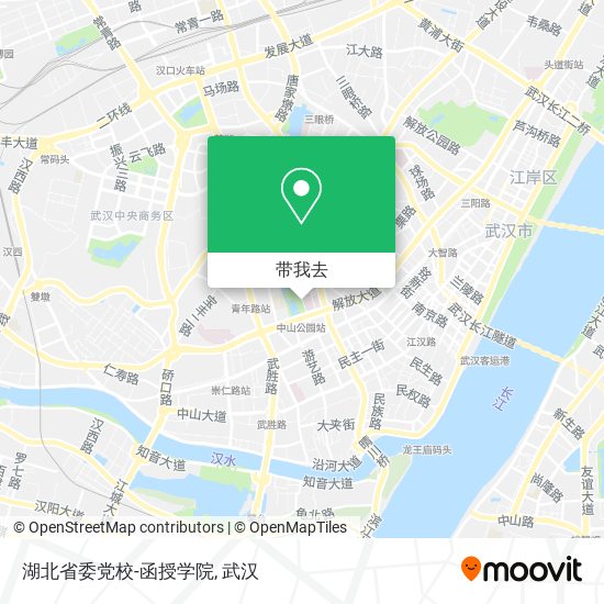 湖北省委党校-函授学院地图