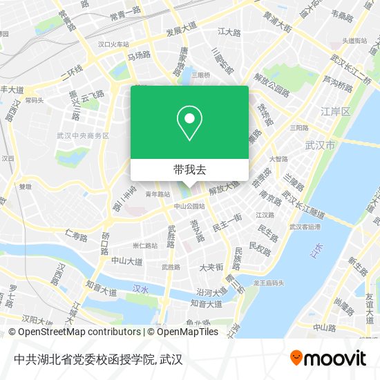 中共湖北省党委校函授学院地图