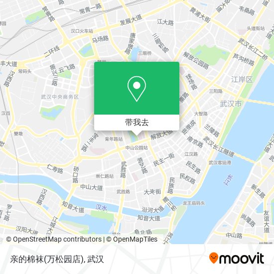 亲的棉袜(万松园店)地图