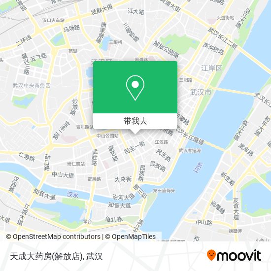 天成大药房(解放店)地图