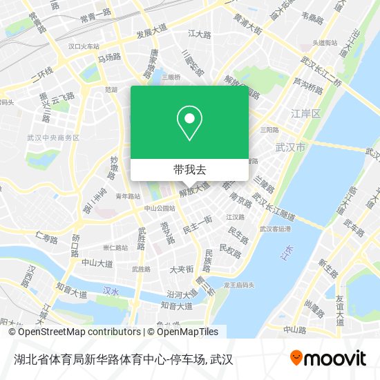 湖北省体育局新华路体育中心-停车场地图