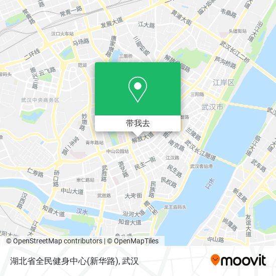 湖北省全民健身中心(新华路)地图