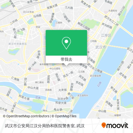 武汉市公安局江汉分局协和医院警务室地图