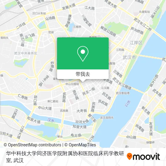 华中科技大学同济医学院附属协和医院临床药学教研室地图