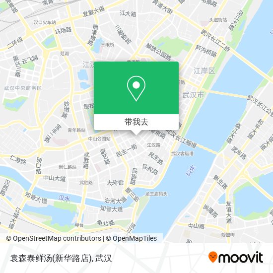 袁森泰鲜汤(新华路店)地图