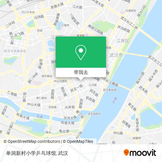 单洞新村小学乒乓球馆地图