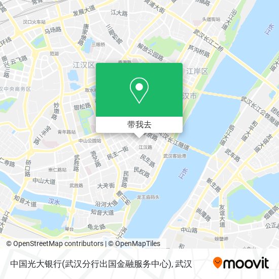 中国光大银行(武汉分行出国金融服务中心)地图