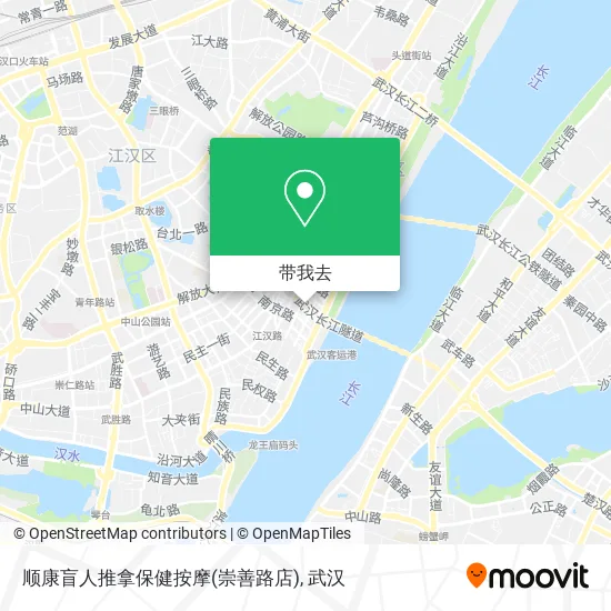 顺康盲人推拿保健按摩(崇善路店)地图