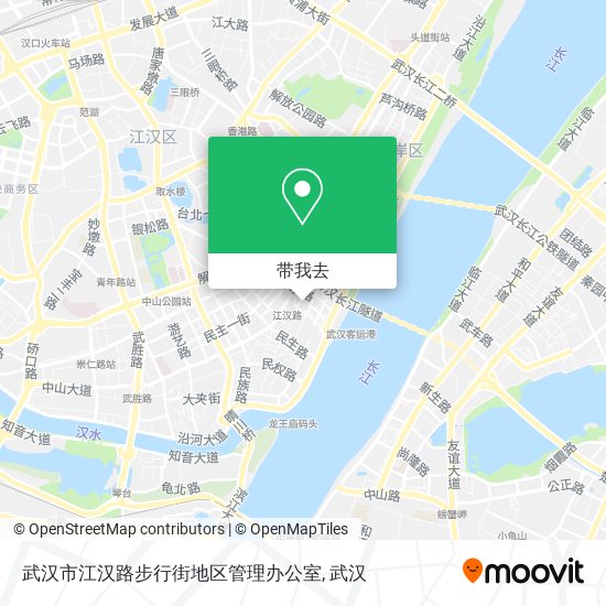 武汉市江汉路步行街地区管理办公室地图