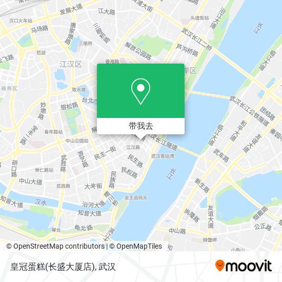 皇冠蛋糕(长盛大厦店)地图