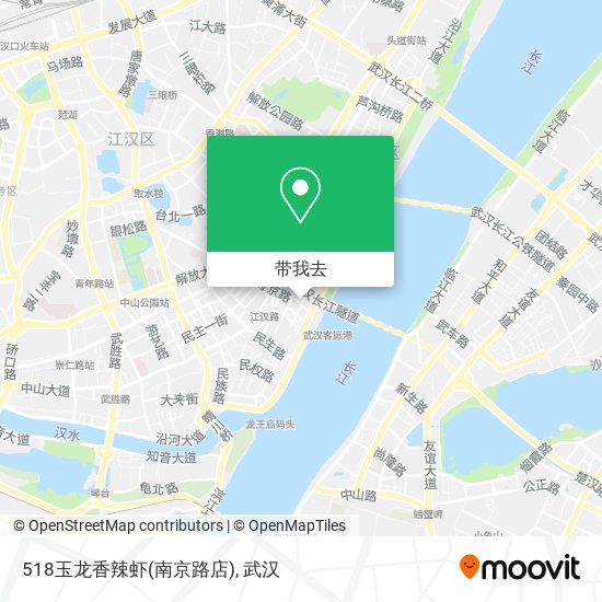 518玉龙香辣虾(南京路店)地图