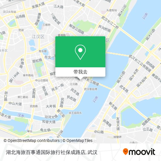 湖北海旅百事通国际旅行社保成路店地图