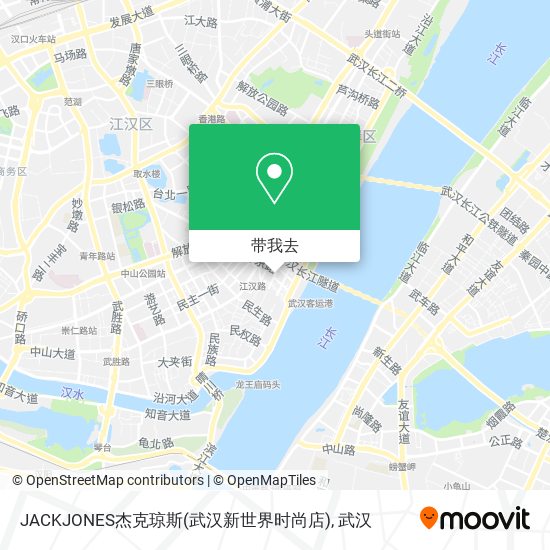 JACKJONES杰克琼斯(武汉新世界时尚店)地图