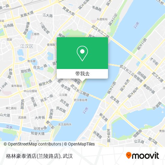 格林豪泰酒店(兰陵路店)地图