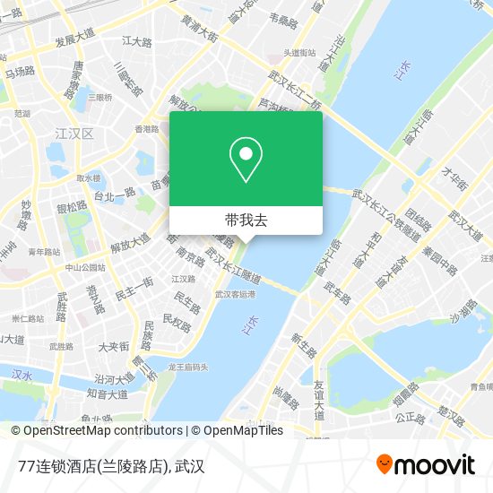 77连锁酒店(兰陵路店)地图