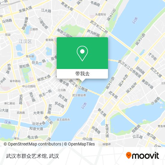 武汉市群众艺术馆地图