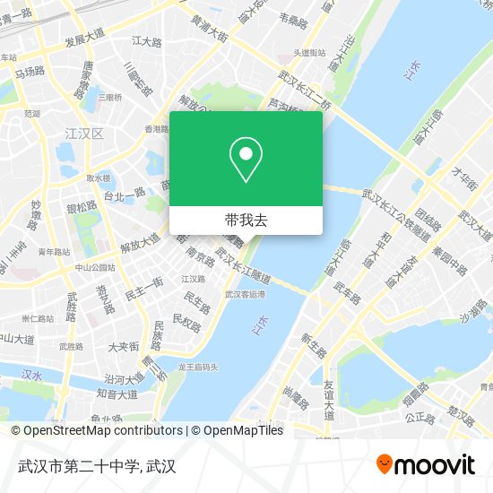 武汉市第二十中学地图