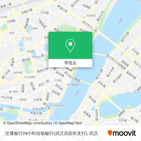 交通银行24小时自助银行(武汉吉庆街支行)地图